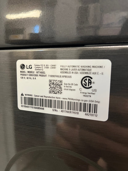 LG 5.5 cu ft Washer and 7.3 cu ft Electric Dryer