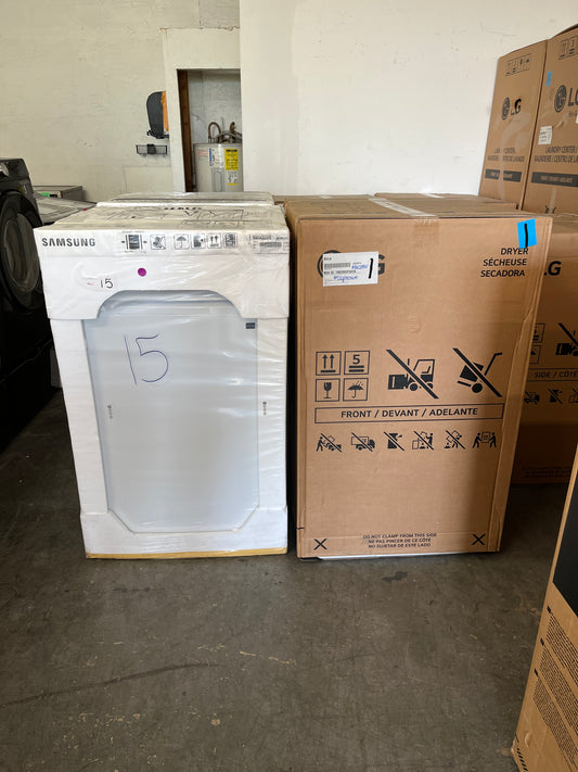 Samsung 4.1 cu ft Washer and LG 7.3 cu ft Gas Dryer