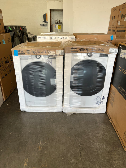 LG 4.5 cu ft Washer and 7.4 cu ft Electric Dryer