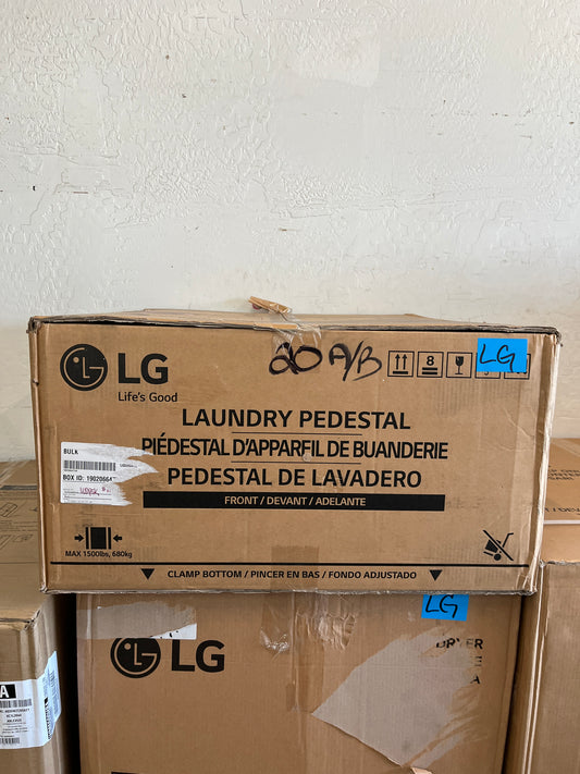 LG Signature 29” Laundry Storage Pedestal in Black Steel